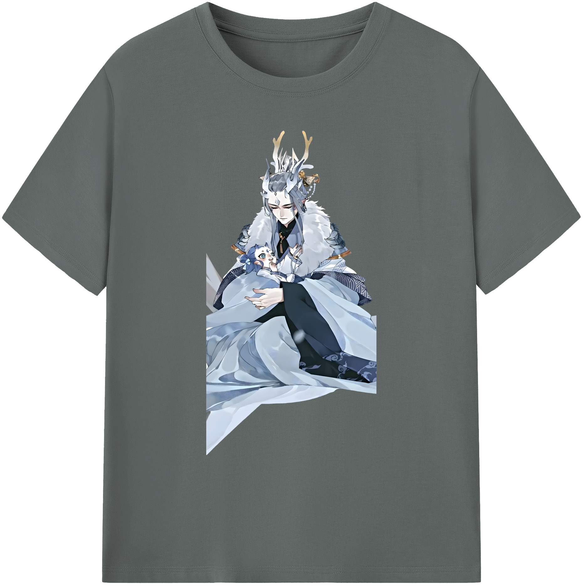 （画像用） Ne Zha 2 ナタ 魔童の大暴れ 綿100％ メンズ半袖Tシャツ｜肌触りやわらか＆通気性